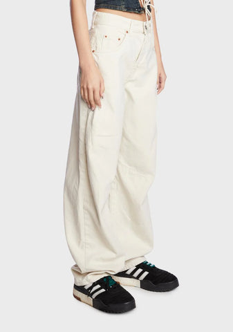 Logan Cinch Back Boyfriend Jeans