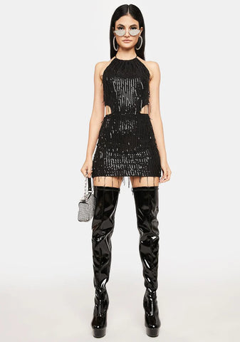 Let's Talk About It Sequin Dress