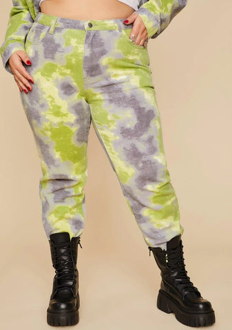 Wild Eyes Of Envy Tie Dye Jeans