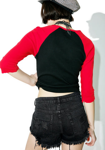 Party Of One Denim Shorts