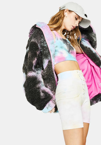 Sunshine Splash Tie Dye Shorts