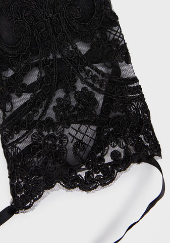 Romance Is Dead Mesh Gloves