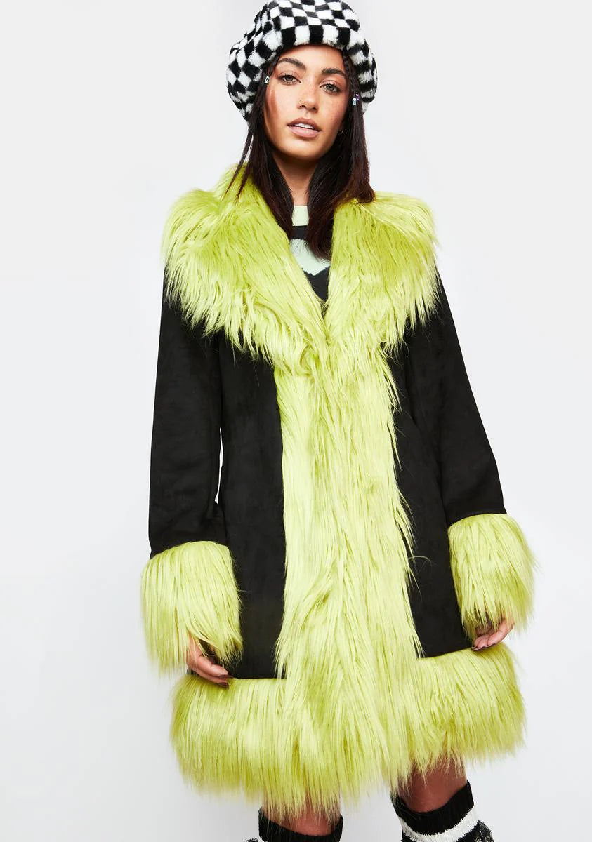 Shaggin' Ski Lodge Faux Fur Jacket