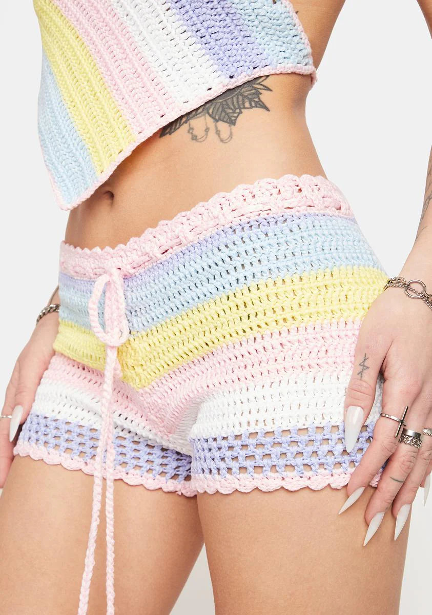 Come Back Crochet Shorts