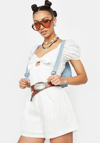 Sun Season Knotted Romper