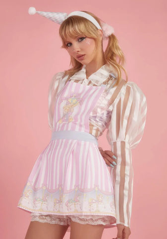 Off To The Races Pinafore Dress