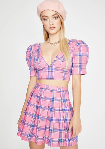The New Girl Plaid Skirt