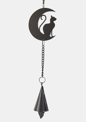 Black Cat & Moon Hanging Decoration