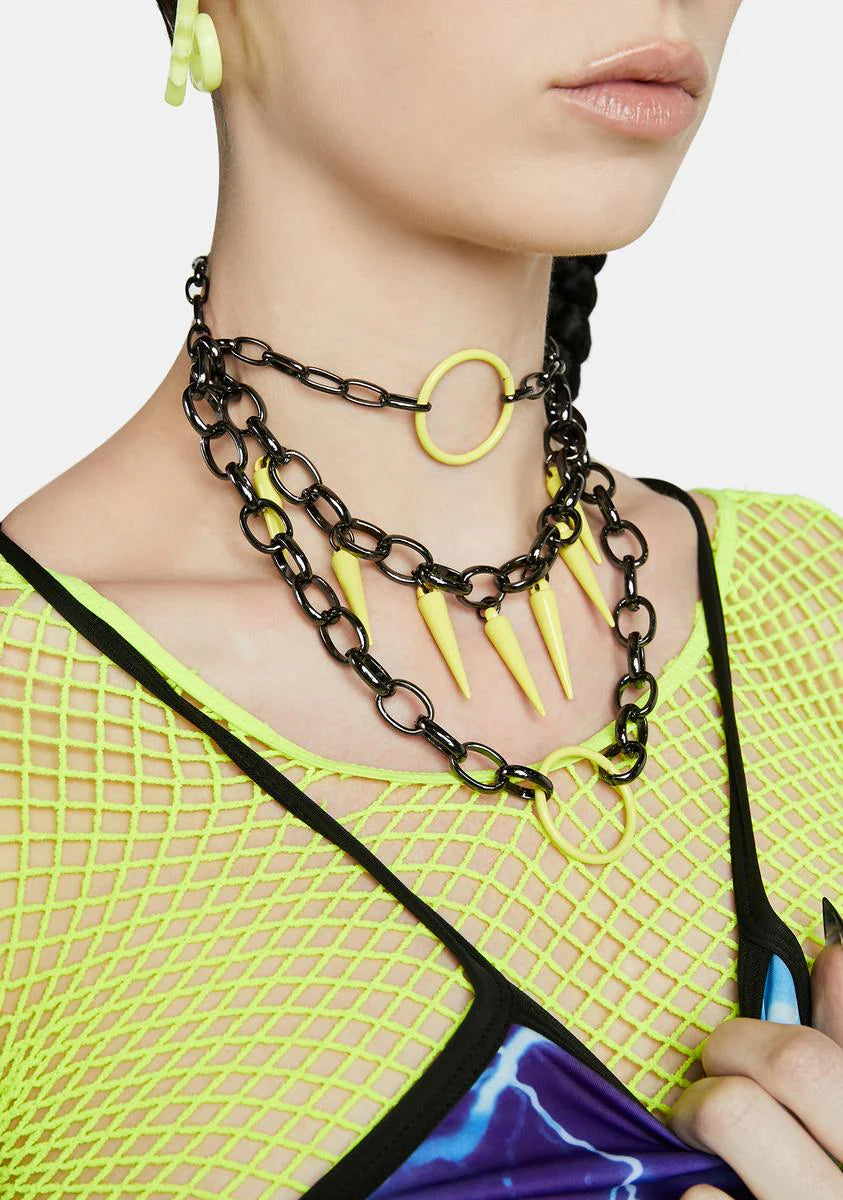 Toxic Takes Layered Chain Necklace
