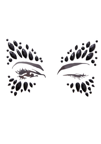 Black Swan Face Jewels