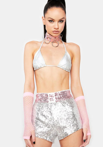 Like A Diamond Sequin Shorts