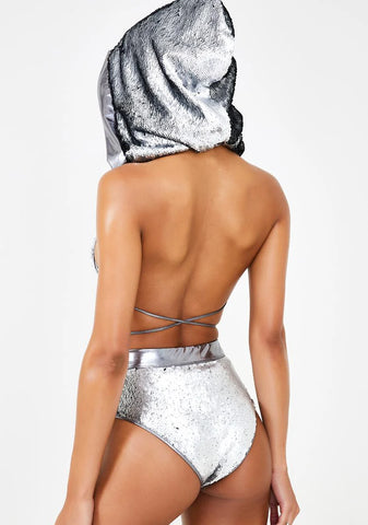 Disco Sunshine Sequin Booty Shorts