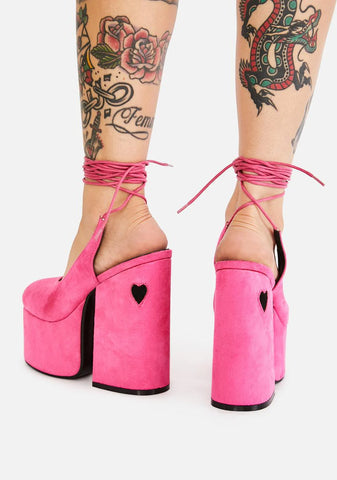 Talking Sweet Platform Heels