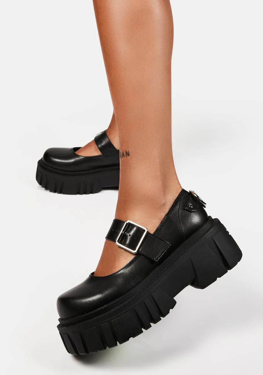Not Saying Sorry Platform Mary Janes