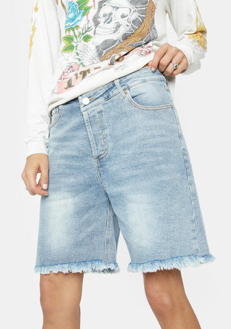 That's A Wrap Denim Bermuda Shorts
