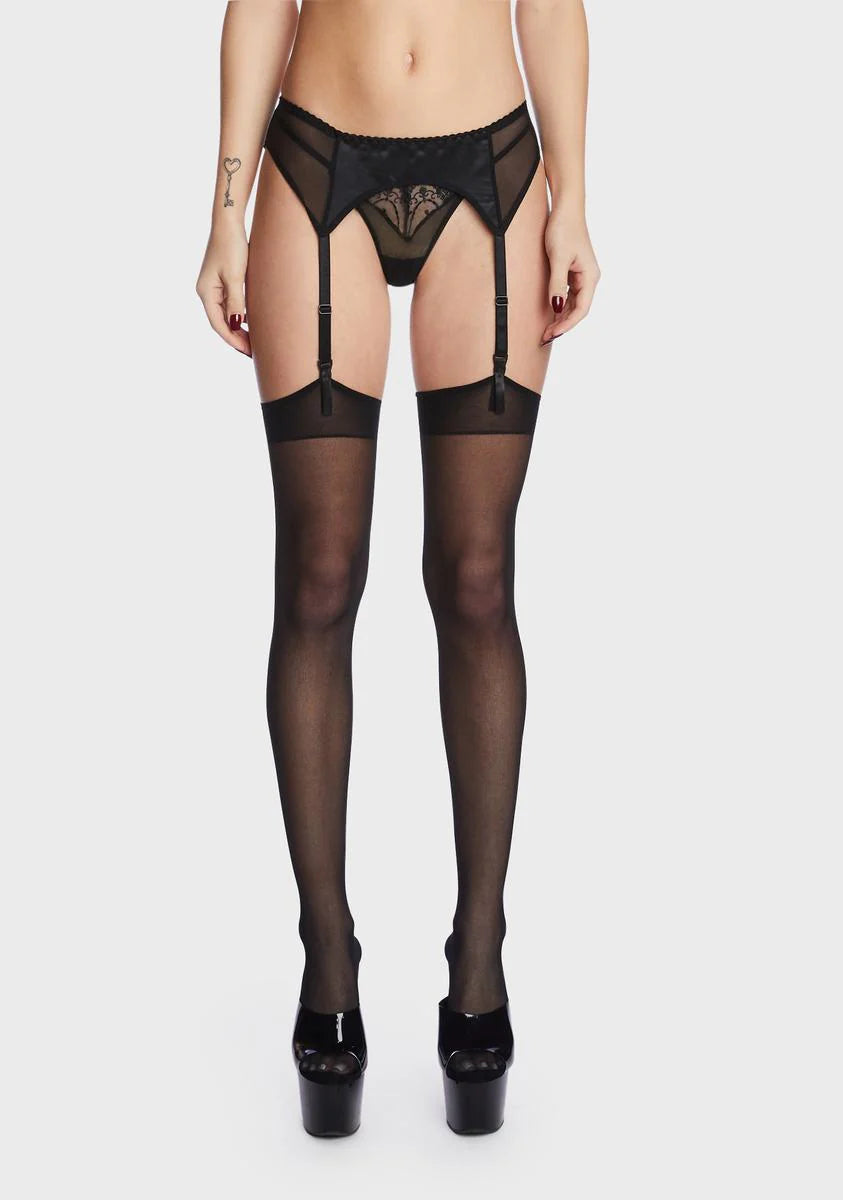 Overtime Pay Garter Belt