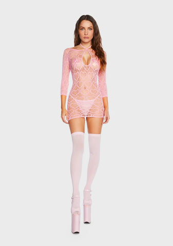 Sweet All For You Net Dress