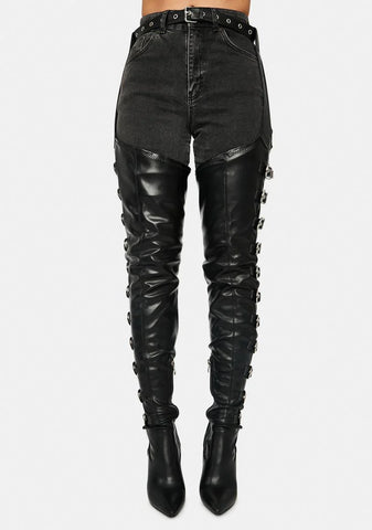 Asap Thigh High Chap Boots