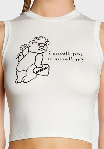I Smell Pot Baby Tank Top