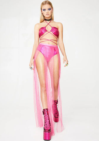 Sweeter Beatz Sheer Maxi Skirt
