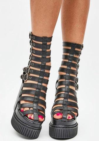 Spine Chilling Platform Heels