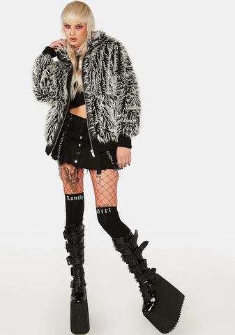 Need No Protecting Faux Fur Jacket