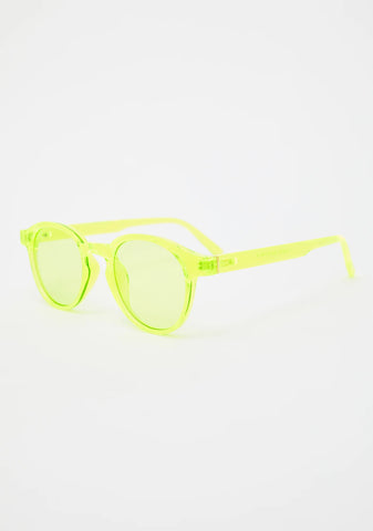 Shock We See Each Other Round Sunglasses