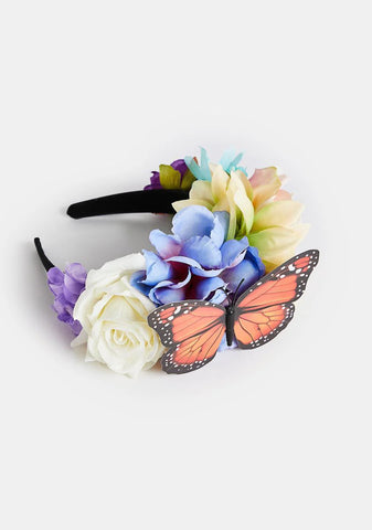 Lush Garden Magic Flower Headband