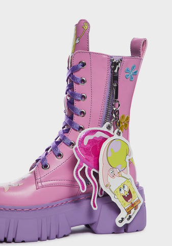 Bikini Bottom Besties Combat Boots