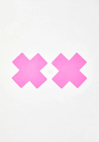 Strawberry Fruitella Wet Vinyl Cross Pasties