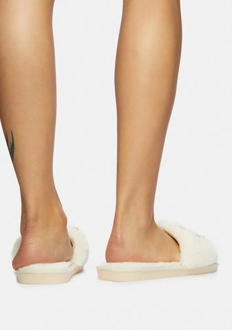 Angel Hit The Streets Butterfly Fuzzy Slides