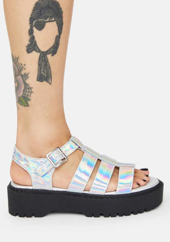Holo Right Place Right Time Gladiator Sandals