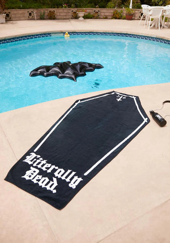 Open And Shut Beach Towel