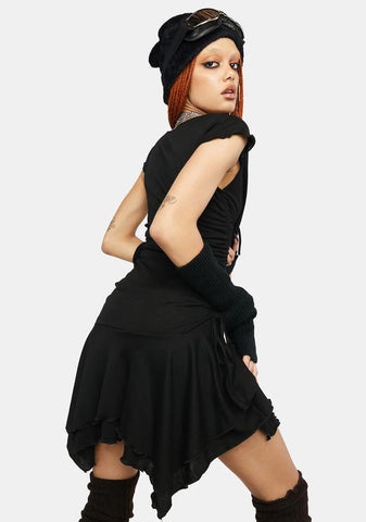 Hidden Pathways Handkerchief Dress