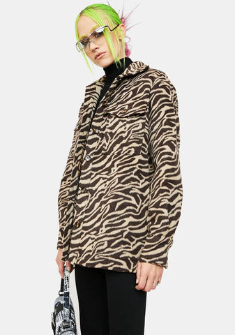Devon Animal Print Jacket