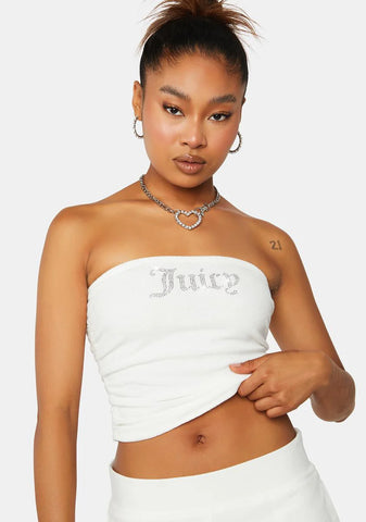 Cream Soda Bling Tube Top