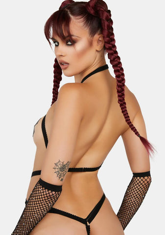 Loves The Pain Harness Bodysuit