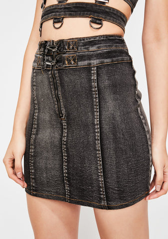 Atomic Crusher Denim Skirt