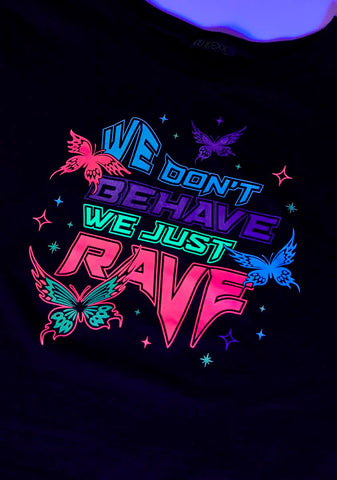 No Behaving Glow In The Dark Tee