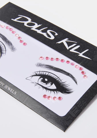 Oh So Sweet Pink Face Gems