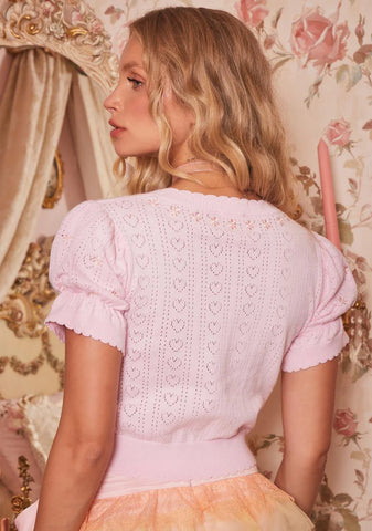 Ask And Receive Crop Sweater