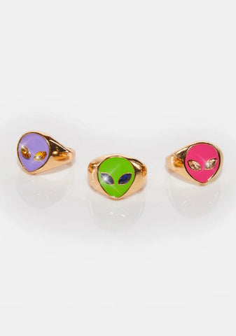 Unidentified Objects Ring Set