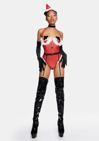 Mrs. Claus Sheer Bodysuit