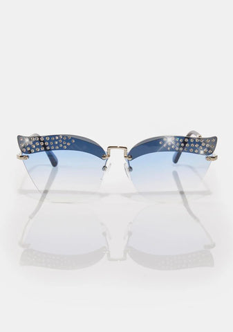 Berry Totally Blitzed Cat Eye Sunglasses