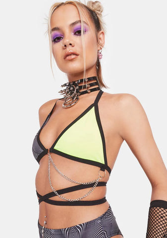 Illusions Chain Bra Top