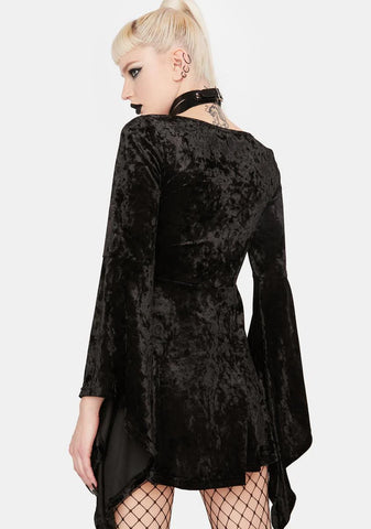 Devil Magic Velvet Dress