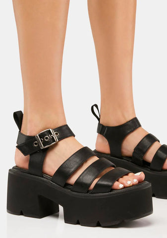 About Me Platform Sandals