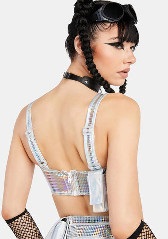 Electric Heart Light Up Bustier