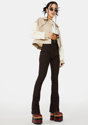 Off The Clock Two-Tone Denim Jacket