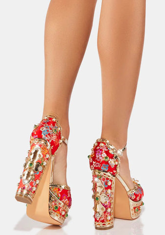 Adaline Platform Sandal Heels